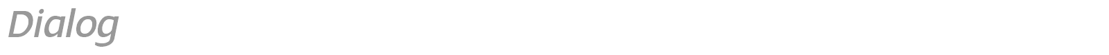 Dialog font preview
